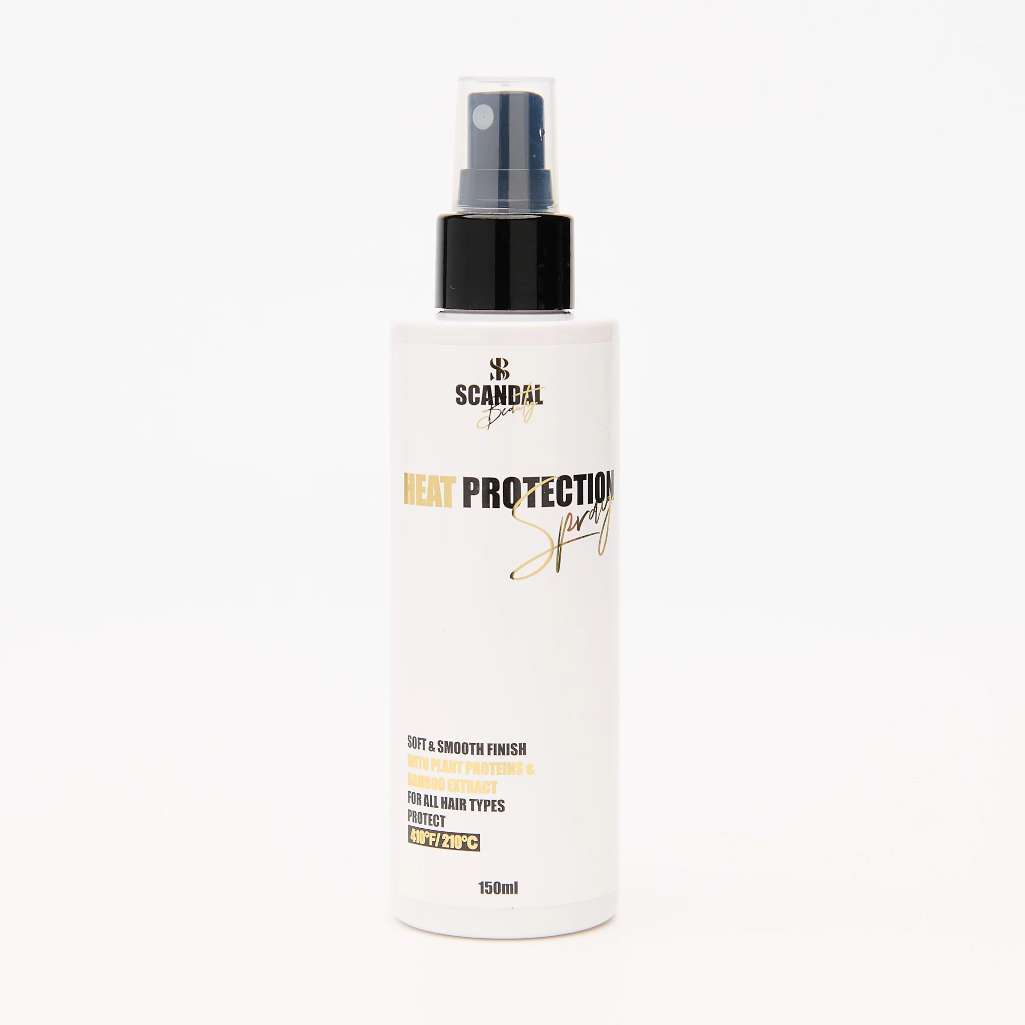 Φωτογραφία προϊόντος: Scandal Beauty Heat Protection Spray for Hair - Σπρέι προστασίας από τη θερμότητα για μαλλιά, 150ml