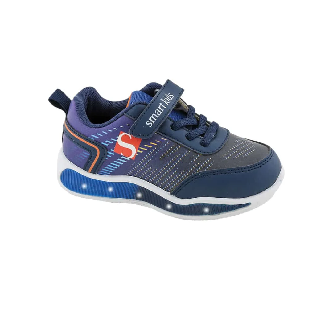 Φωτογραφία προϊόντος: SMART KIDS SD26038 SNEAKERS ΜΕ ΑΥΤΟΚΟΛΛΗΤΟ ΦΩΤΑΚΙΑ ΜΠΛΕ