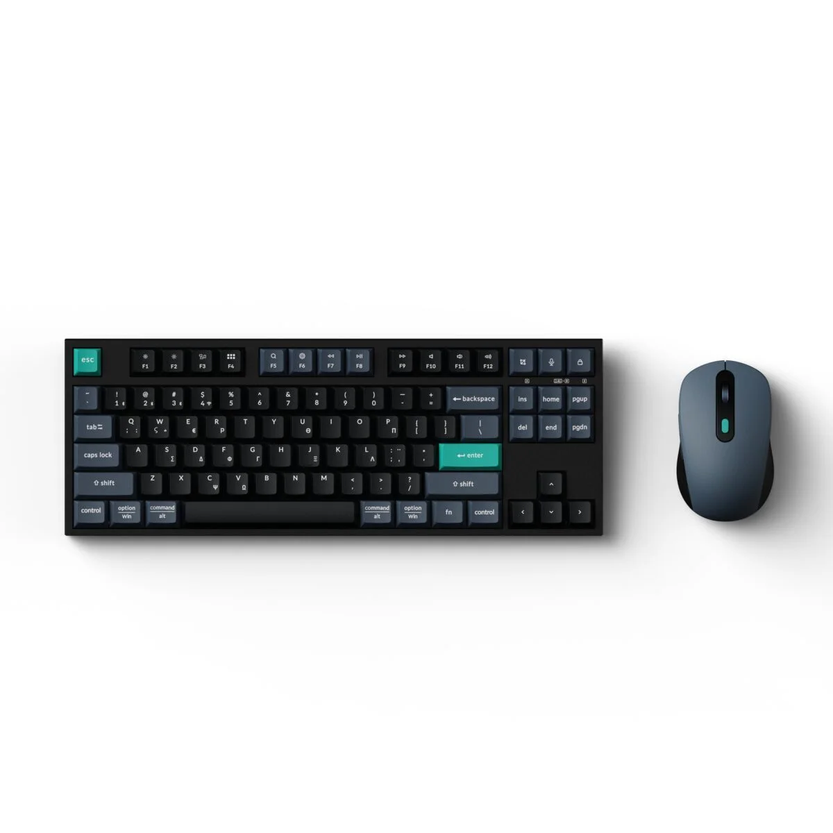 Φωτογραφία προϊόντος: Wireless Keyboard/Mouse Combo Keychron B33 & BM25 Black Green GR