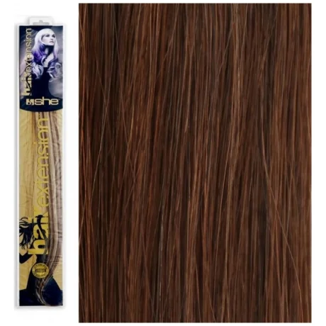 Φωτογραφία προϊόντος: She By Socap Hair Extensions Τούφα 100% Φυσική Τρίχα 55/60cm - No 8 (Συσκευασία 10 Τούφες)