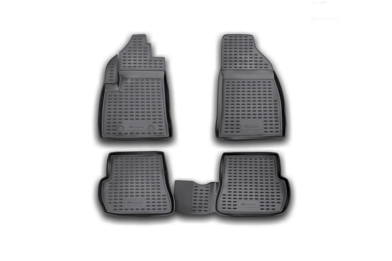 Φωτογραφία προϊόντος: Novline Ford Fiesta 05/2002- 08/2008 / Fusion 2002+ Πατακια Μαρκε Λαστιχο Σκαφακια (ΜΑΥΡΟ)