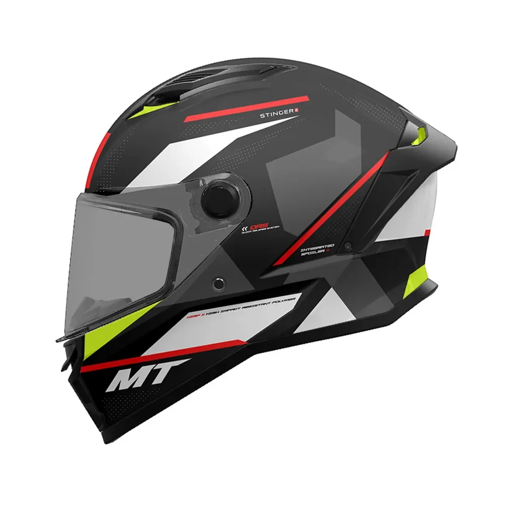 Φωτογραφία προϊόντος: ΚΡΑΝΟΣ FULL FACE STINGER 2 CHESTE C0 BLACK/WHITE/FLUO MATT ECE 22.06 | MT