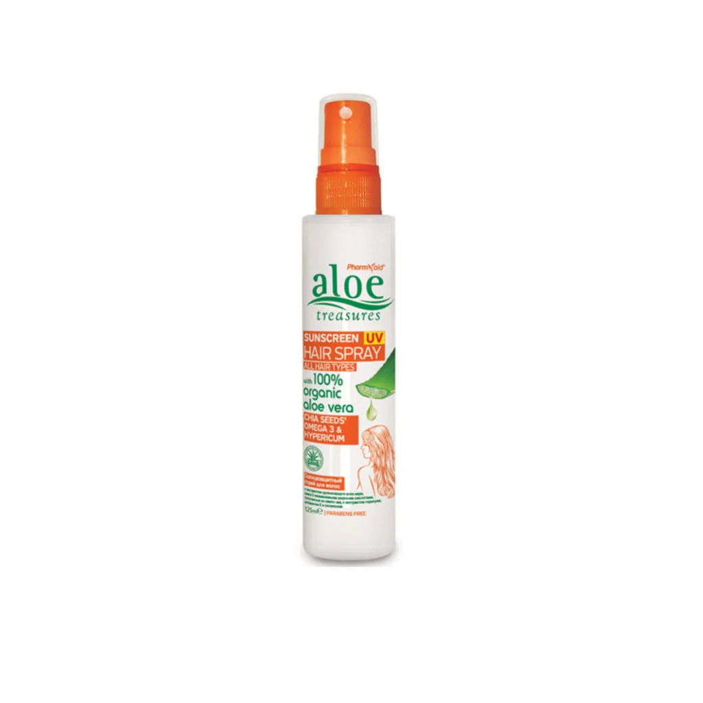 Φωτογραφία προϊόντος: ALOE TREASURES HAIR SPRAY SUNSCREEN UV 125ml