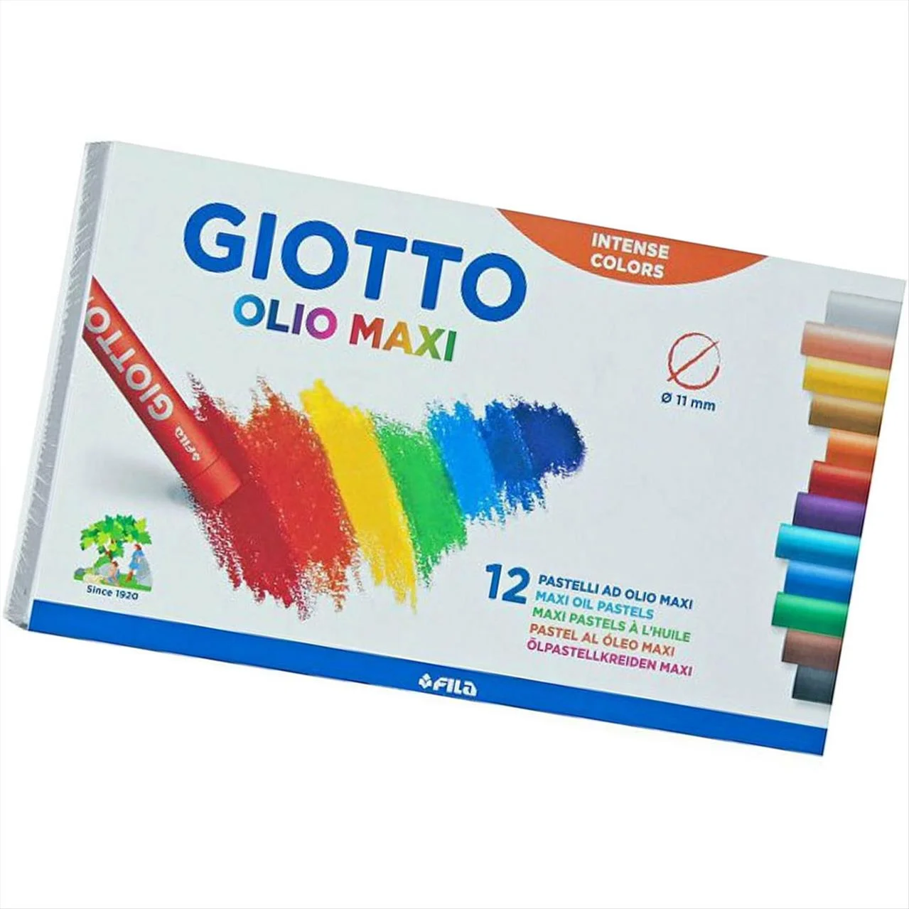 Φωτογραφία προϊόντος: ΛΑΔΟΠΑΣΤΕΛ GIOTTO OLIO MAXI 11cm / 12ΤΕΜ.