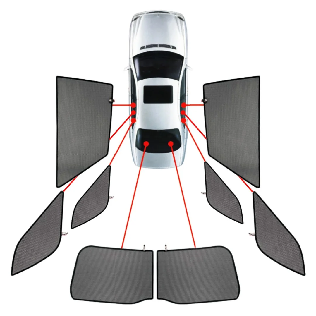 Φωτογραφία προϊόντος: CarShades MERCEDES GLE W167 5D 2019+ ΚΟΥΡΤΙΝΑΚΙΑ ΜΑΡΚΕ CAR SHADES - 8 ΤΕΜ.
