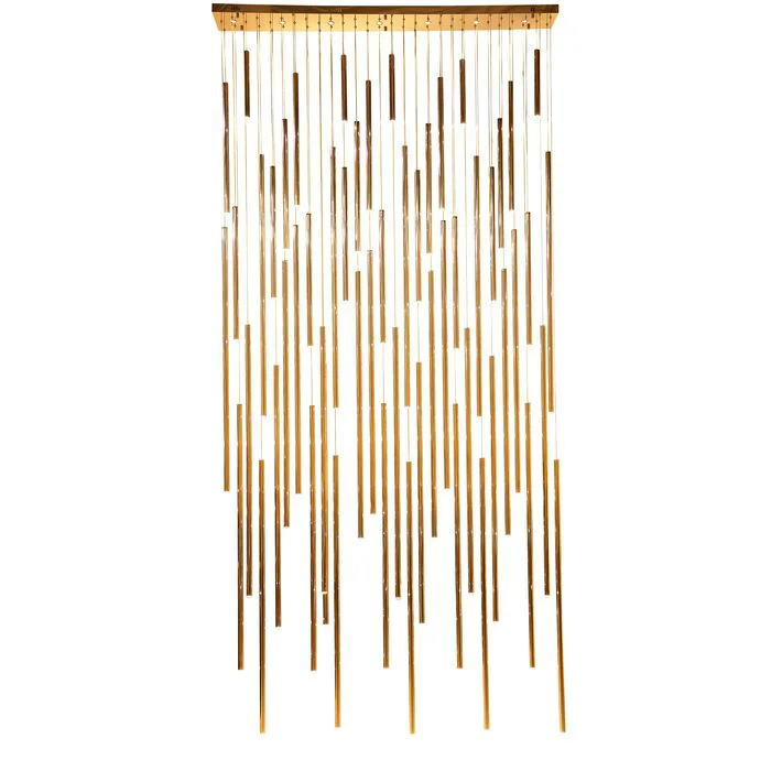 Φωτογραφία προϊόντος: KARE Φωτιστικό Οροφής Vegas Deluxe Led Χρυσό 154x21x320εκ - Χρυσό - 154Μx21Πx320Υ