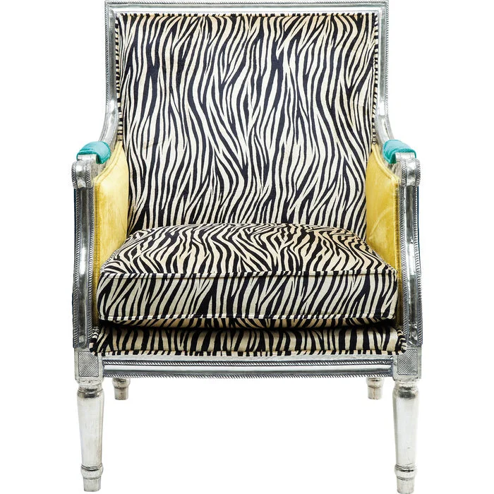 Φωτογραφία προϊόντος: KARE Πολυθρόνα Regency Zebra 70x68x98εκ - Μαύρο - 70Μx68Πx98Υ