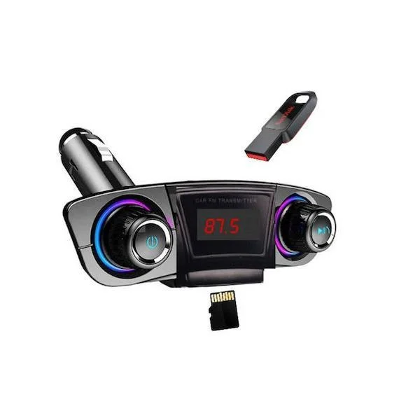 Φωτογραφία προϊόντος: OEM FM Transmitter Αυτοκινήτου με USB / Bluetooth M20