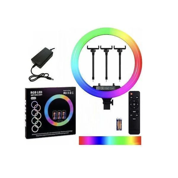 Φωτογραφία προϊόντος: OEM RGB Ring Light MJ18 45.7cm με Βάση για Κινητό