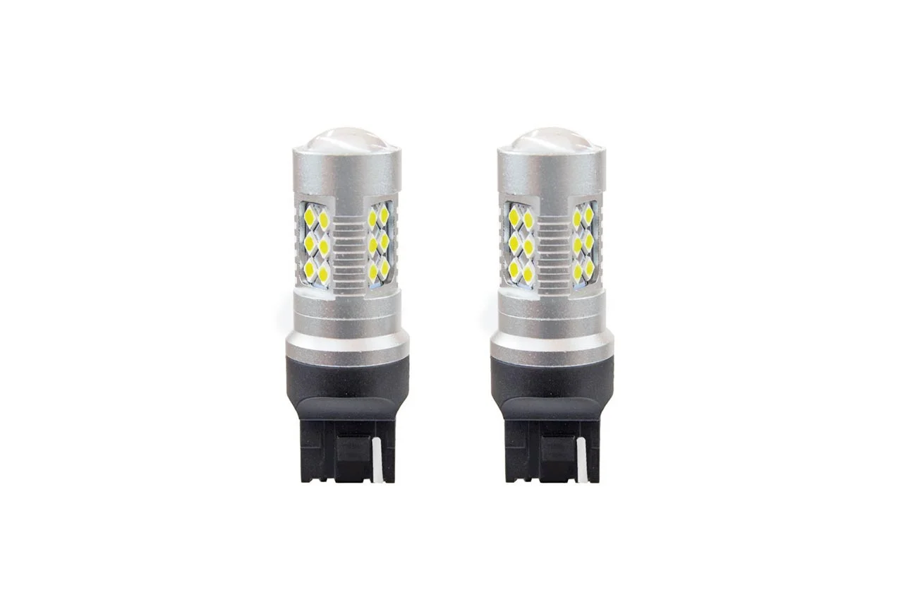 Φωτογραφία προϊόντος: AMIO W21W T20 12/24V 6,2W 5.600K Led 24xSMD3030 CAN-BUS Λευκο 18x56mm 2ΤΕΜ.