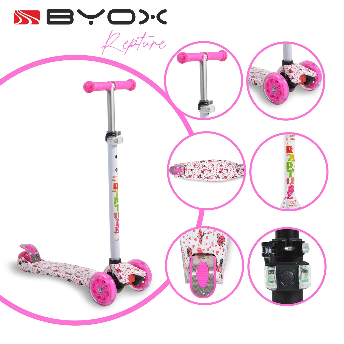 Φωτογραφία προϊόντος: BYOX - Scooter Rapture white - 3800146225216