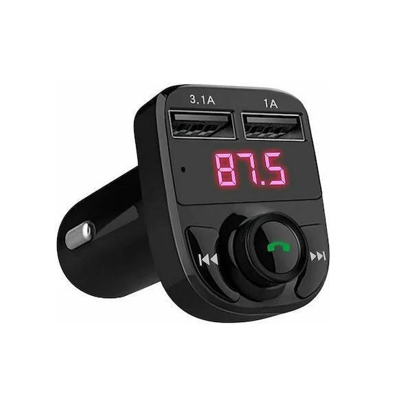 Φωτογραφία προϊόντος: OEM Nemo FM Transmitter Αυτοκινήτου X8 με USB / MicroSD / Bluetooth