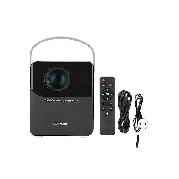 Φωτογραφία προϊόντος: OEM SD M800 Mini Projector Λάμπας LED με Ενσωματωμένα Ηχεία Λευκός