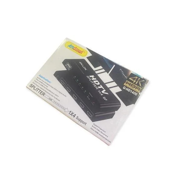 Φωτογραφία προϊόντος: OEM Andowl Q-HD1400 1x4 3D 4Kx2K HDMI Splitter