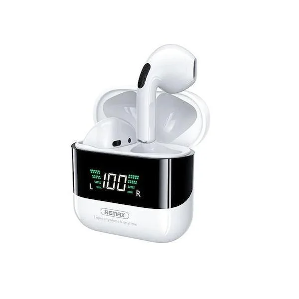 Φωτογραφία προϊόντος: OEM Remax TWS-10 Plus Earbud Bluetooth Handsfree Ακουστικά με Θήκη Φόρτισης Λευκά