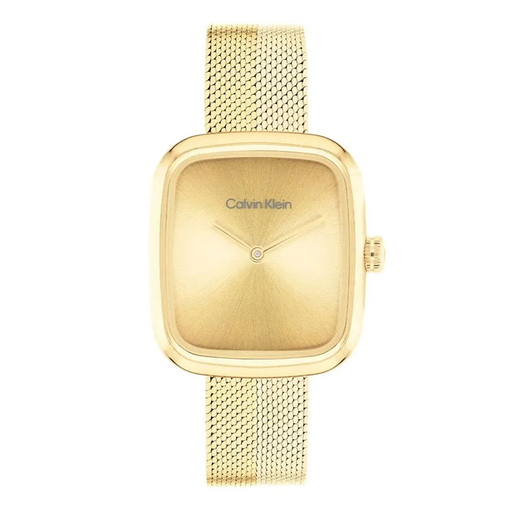 Φωτογραφία προϊόντος: CALVIN KLEIN Adore Gold Stainless Steel Mesh Bracelet 25100099