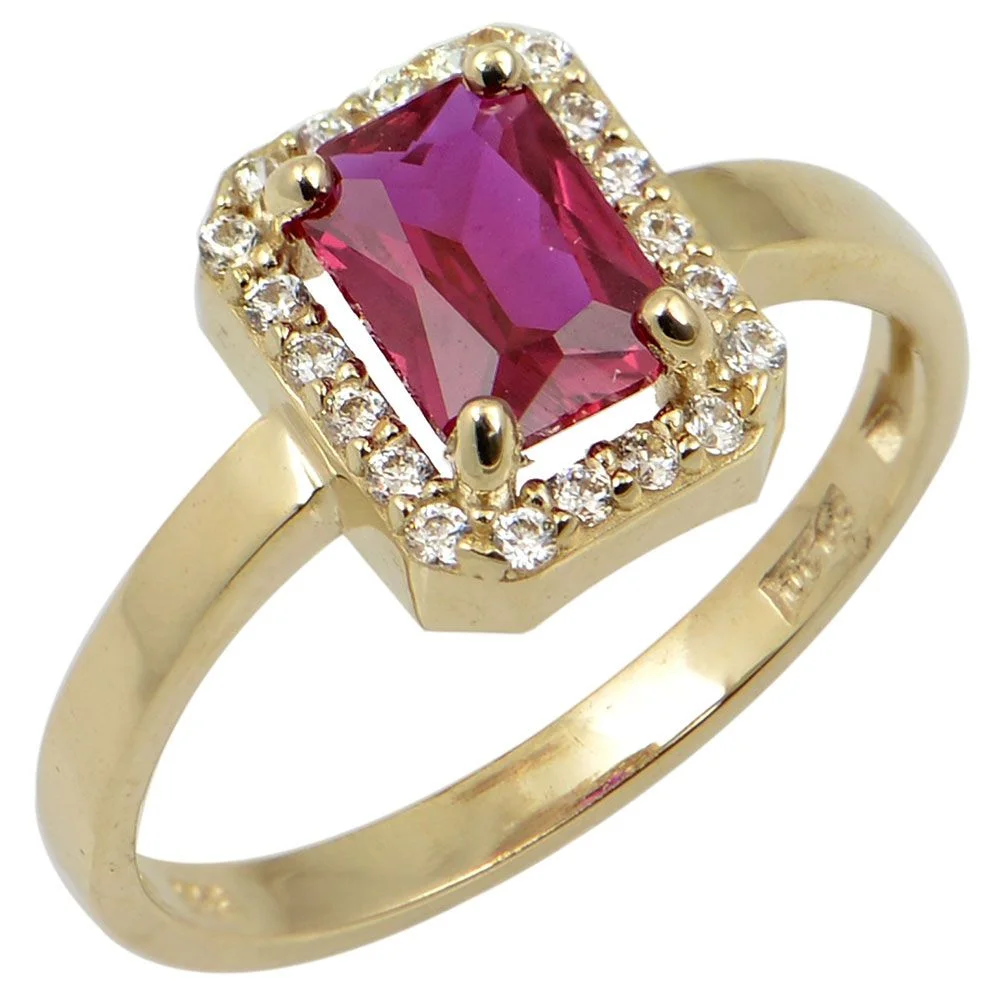 Φωτογραφία προϊόντος: fenixjewelry Χρυσο Δαχτυλίδι 14κ Ζιργκον Κοκκινο 3441ΚΚ