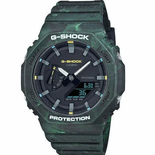Φωτογραφία προϊόντος: Casio G-Shock Ρολόι Μπαταρίας με Καουτσούκ Λουράκι GA-2100FR-3AER