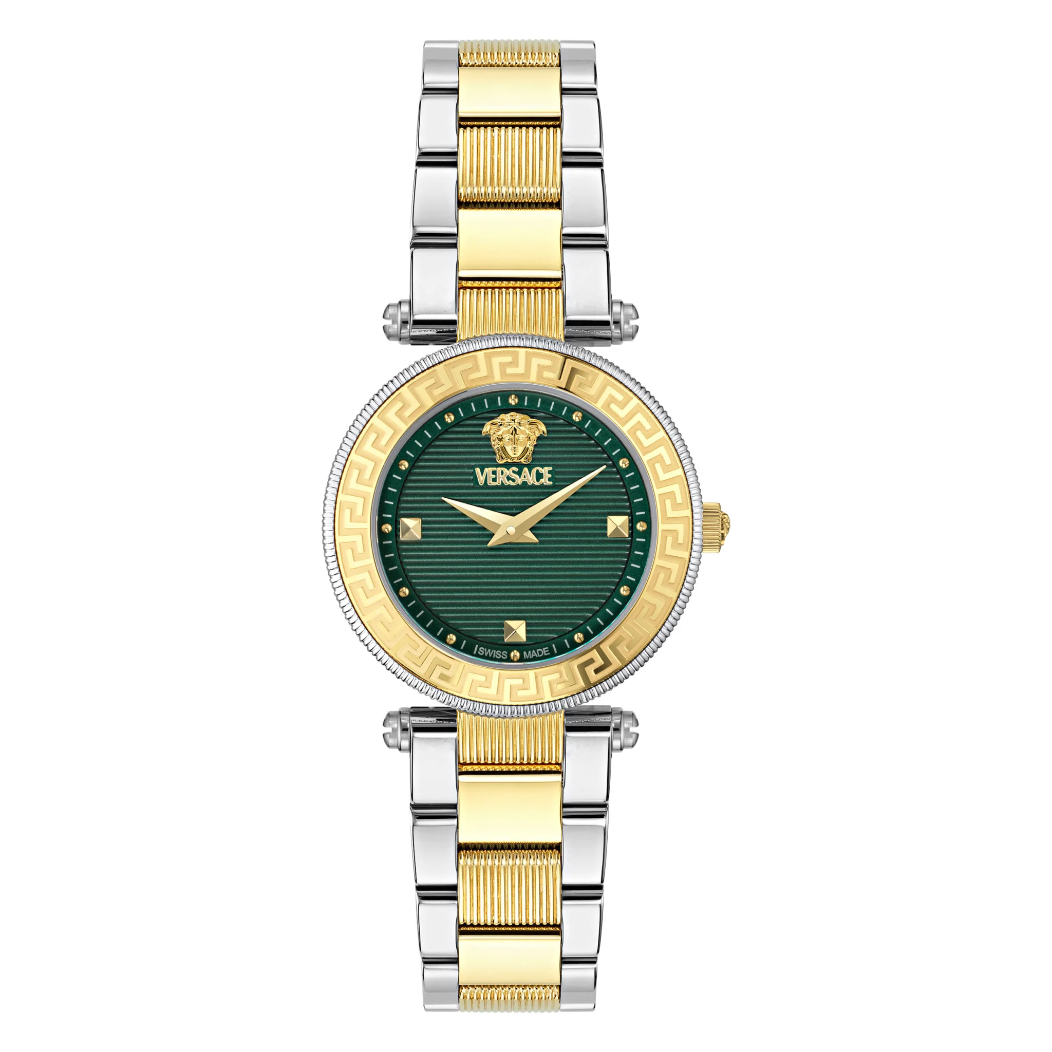 Φωτογραφία προϊόντος: VERSACE REVIVE PETITE Two Tone Stainless Steel Bracelet VEBFA0324
