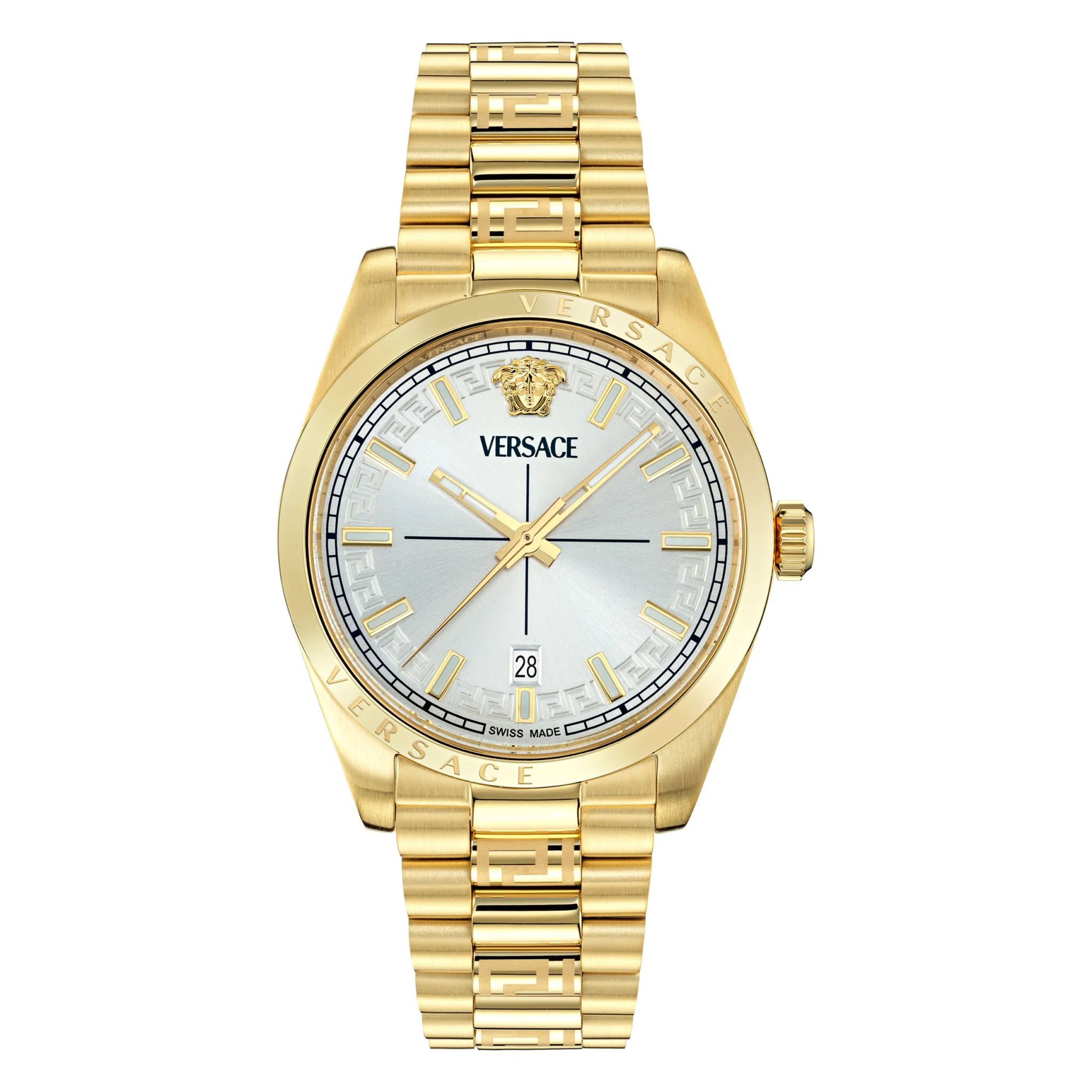 Φωτογραφία προϊόντος: VERSACE MILLENYIUM Gent Gold Stainless Steel Bracelet VE0G00625