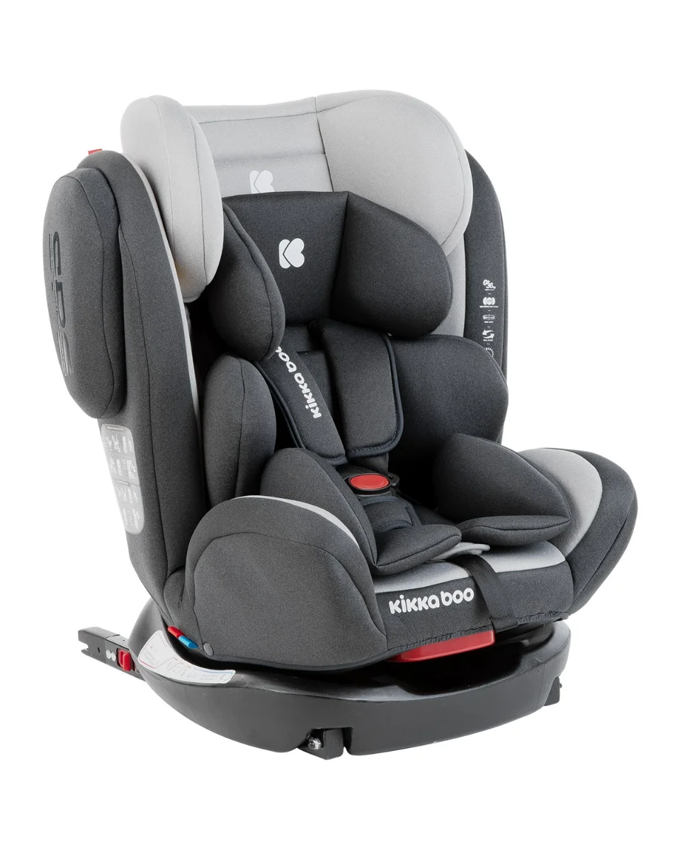 Φωτογραφία προϊόντος: Kikka Boo - Car seat 0-1-2-3 (0-36 kg) 4 Fix DOUBLE ISOFIX Light Grey 2020 - 31002070062