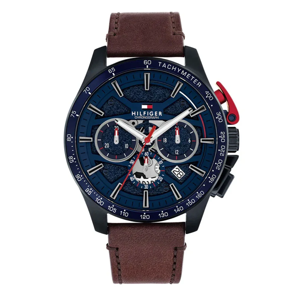 Φωτογραφία προϊόντος: TOMMY HILFIGER Bank Brown Leather Strap 1792268