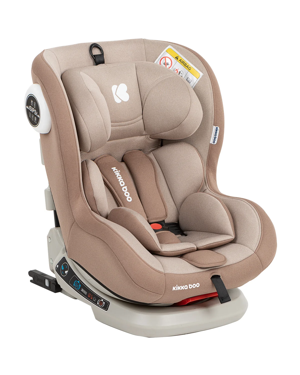 Φωτογραφία προϊόντος: Kikka Boo - Car seat 0-1-2 (0-25 kg) Twister ISOFIX Beige 2020 - 31002060038