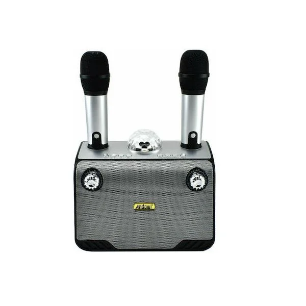Φωτογραφία προϊόντος: OEM Σύστημα Karaoke με Ασύρματα Μικρόφωνα Q-YX899 σε Γκρι Χρώμα
