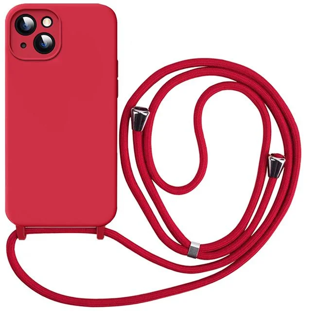 Φωτογραφία προϊόντος: Θήκη Orso Cloud Κορδόνι Red iPhone 14