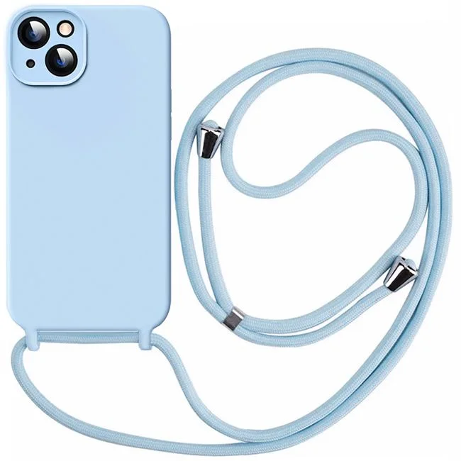 Φωτογραφία προϊόντος: Θήκη Orso Cloud Κορδόνι Cyan iPhone 14