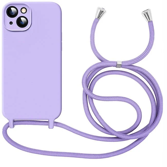 Φωτογραφία προϊόντος: Θήκη Orso Cloud Κορδόνι Violet iPhone 14