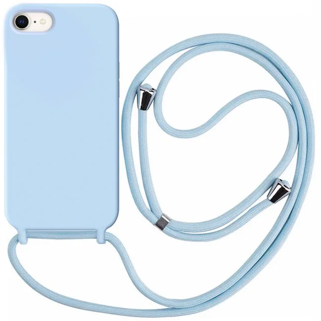 Φωτογραφία προϊόντος: Θήκη Orso Cloud Κορδόνι Cyan iPhone 7/8/SE