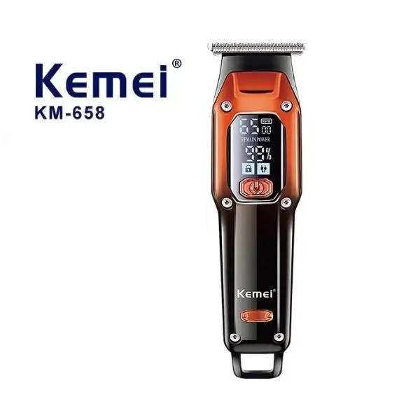 Φωτογραφία προϊόντος: OEM Kemei km-658 με led trimmer επαναφορτιζόμενη επαγγελματική κουρευτική μηχανή