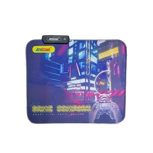Φωτογραφία προϊόντος: OEM Andowl Q-R20 Gaming Mouse Pad 250mm με RGB Φωτισμό