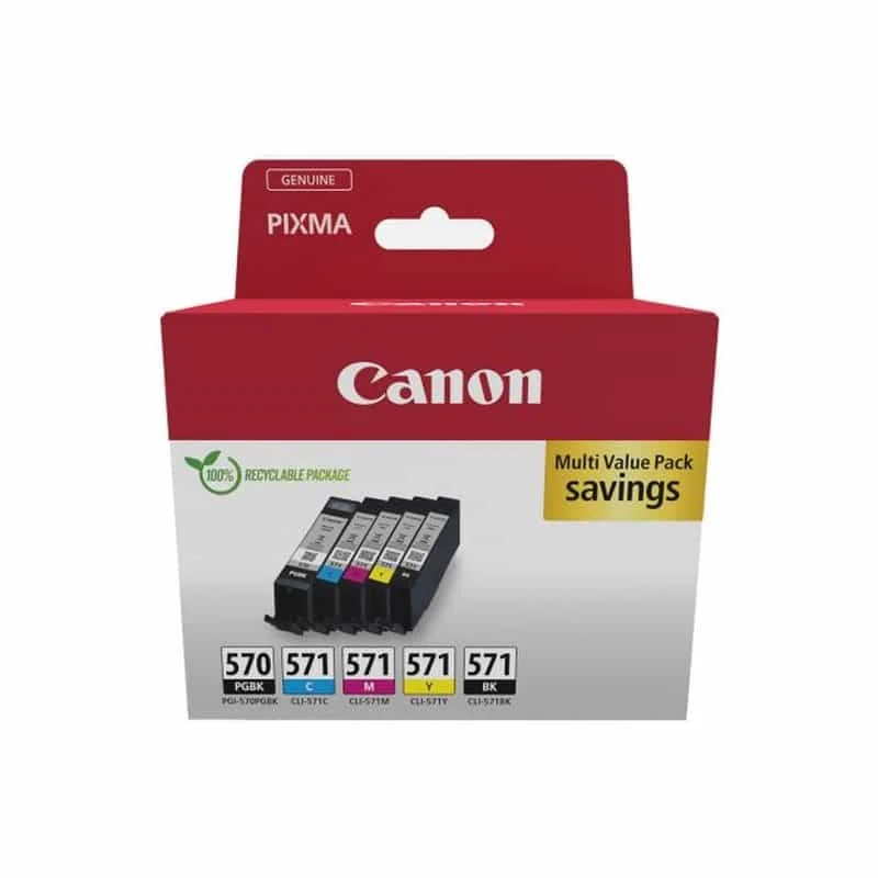 Φωτογραφία προϊόντος: Μελάνι CANON PGI-570/CLI-571 PGBKCMYBK M