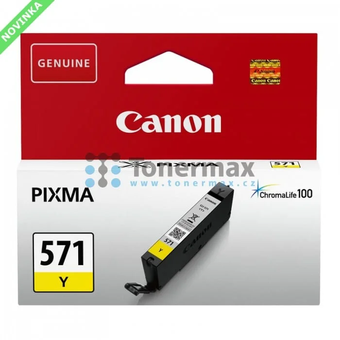 Φωτογραφία προϊόντος: Μελάνι CANON INK CLI-571 YEL 0388C001AA