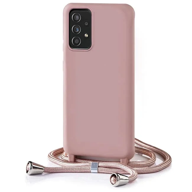 Φωτογραφία προϊόντος: Θήκη Orso Soft TPU Κορδόνι Dusty Rose Samsung Galaxy A33 5G