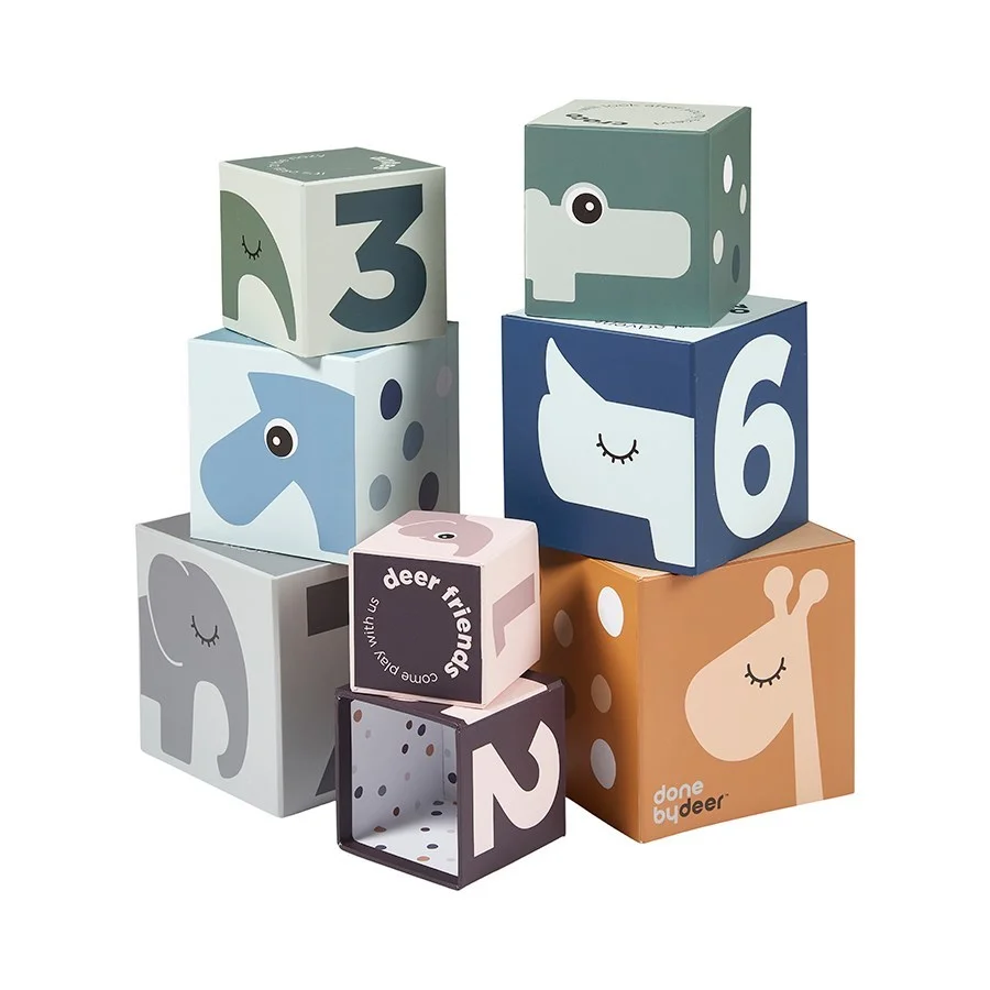 Φωτογραφία προϊόντος: Παιδικό Παιχνίδι Stacking Cubes Done By Deer Deer Friends