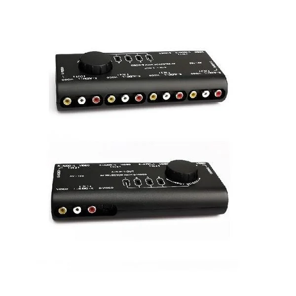 Φωτογραφία προϊόντος: OEM Andowl Q-AU51 Επιλογέας Audio Video Switch 4 Input 1 Output