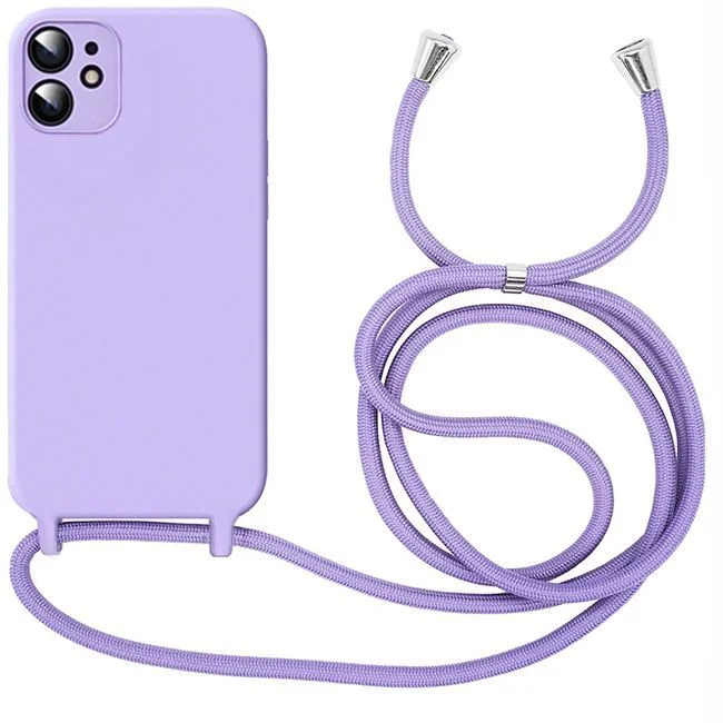 Φωτογραφία προϊόντος: Θήκη Orso Cloud Κορδόνι Violet iPhone 12