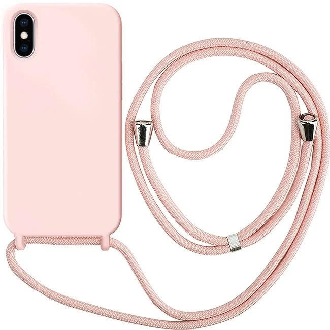 Φωτογραφία προϊόντος: Θήκη Orso Cloud Κορδόνι Pink Sand iPhone X/Xs