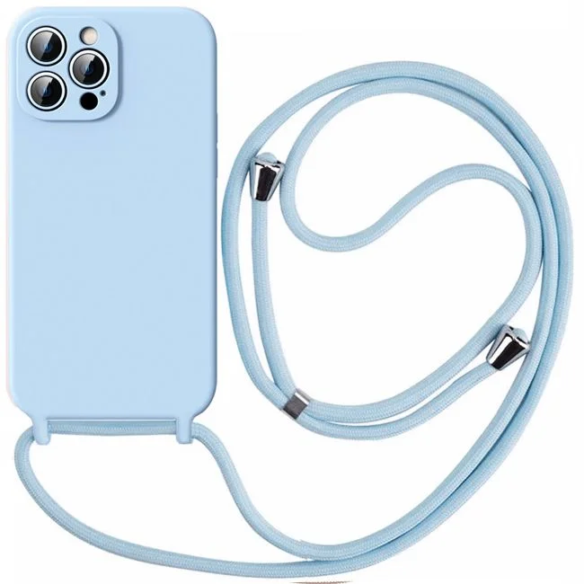 Φωτογραφία προϊόντος: Θήκη Orso Cloud Κορδόνι Cyan iPhone 14 Pro