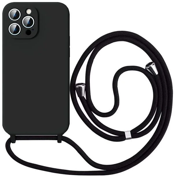 Φωτογραφία προϊόντος: Θήκη Orso Cloud Κορδόνι Black iPhone 14 Pro Max