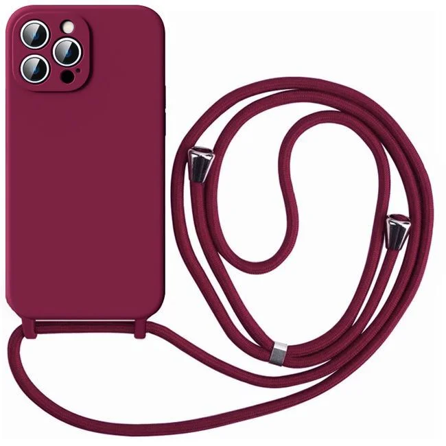 Φωτογραφία προϊόντος: Θήκη Orso Cloud Κορδόνι Wine iPhone 14 Pro Max