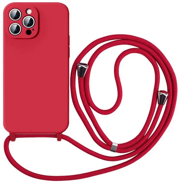 Φωτογραφία προϊόντος: Θήκη Orso Cloud Κορδόνι Red για iPhone 13 Pro Max