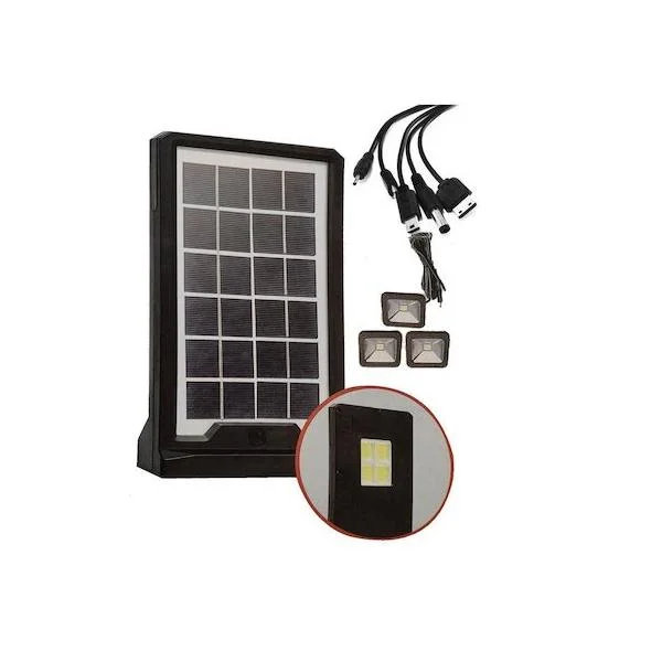 Φωτογραφία προϊόντος: OEM Mmlamp MM-2101A-B Ηλιακό Power Bank Με 3 Λάμπες LED