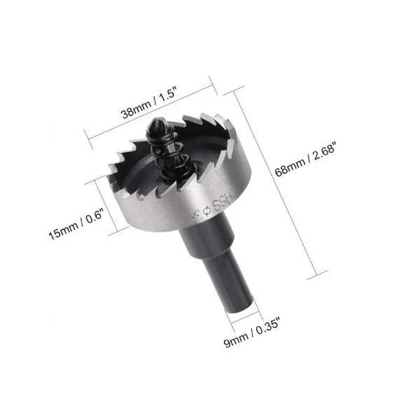 Φωτογραφία προϊόντος: OEM Ποτηροτρύπανο INOX 38 mm SLD38INX ΟΕΜ