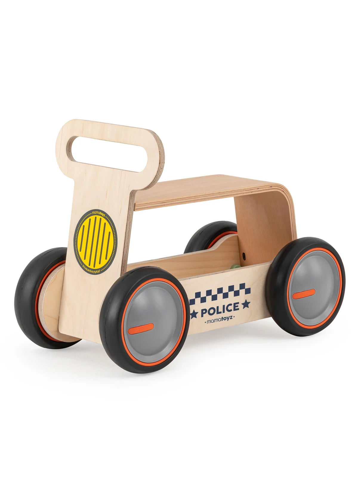 Φωτογραφία προϊόντος: Mamatoyz - Περπατούρα DriveMe Wood Police - 8683723300347