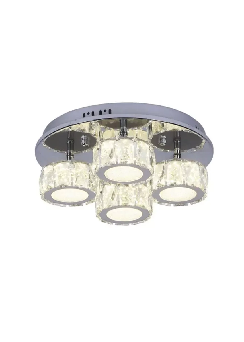 Φωτογραφία προϊόντος: SUNlight LW2216-4C Φωτιστικό οροφής τετράφωτο σε χρώμιο και κρύσταλλα