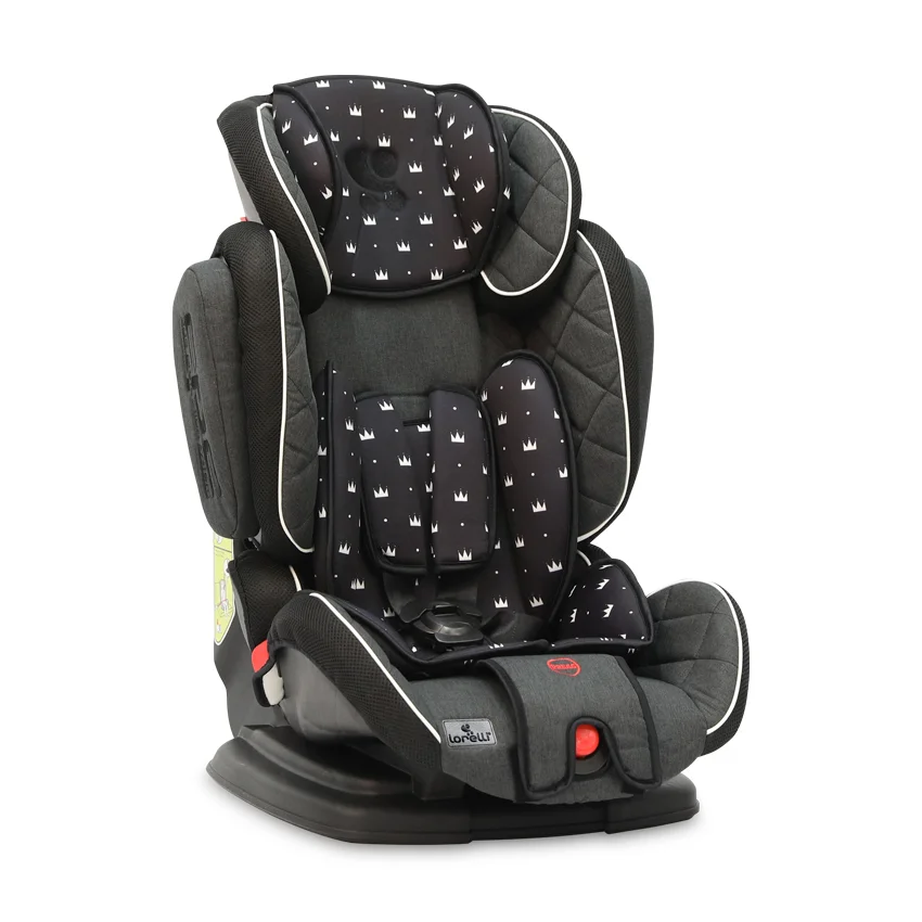 Φωτογραφία προϊόντος: LORELLI - CAR SEAT MAGIC PREMIUM 9-36KG BLACK CROWNS - 10070852013